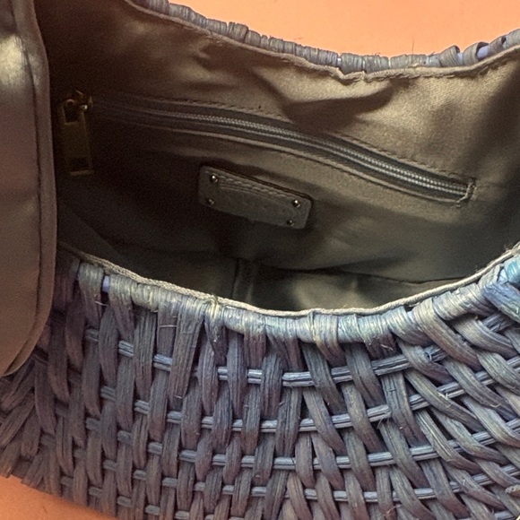 Scoop NYC Blue Woven Shoulder Bag - Picture 6 of 6